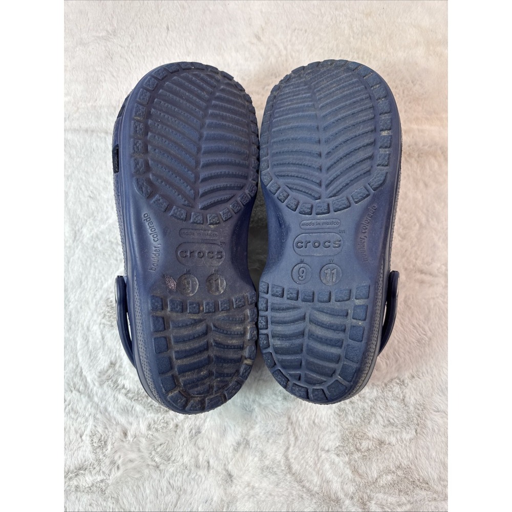 Unisex Bijou Blue Crocs W 9 Men's 11 - Picture 6 of 6